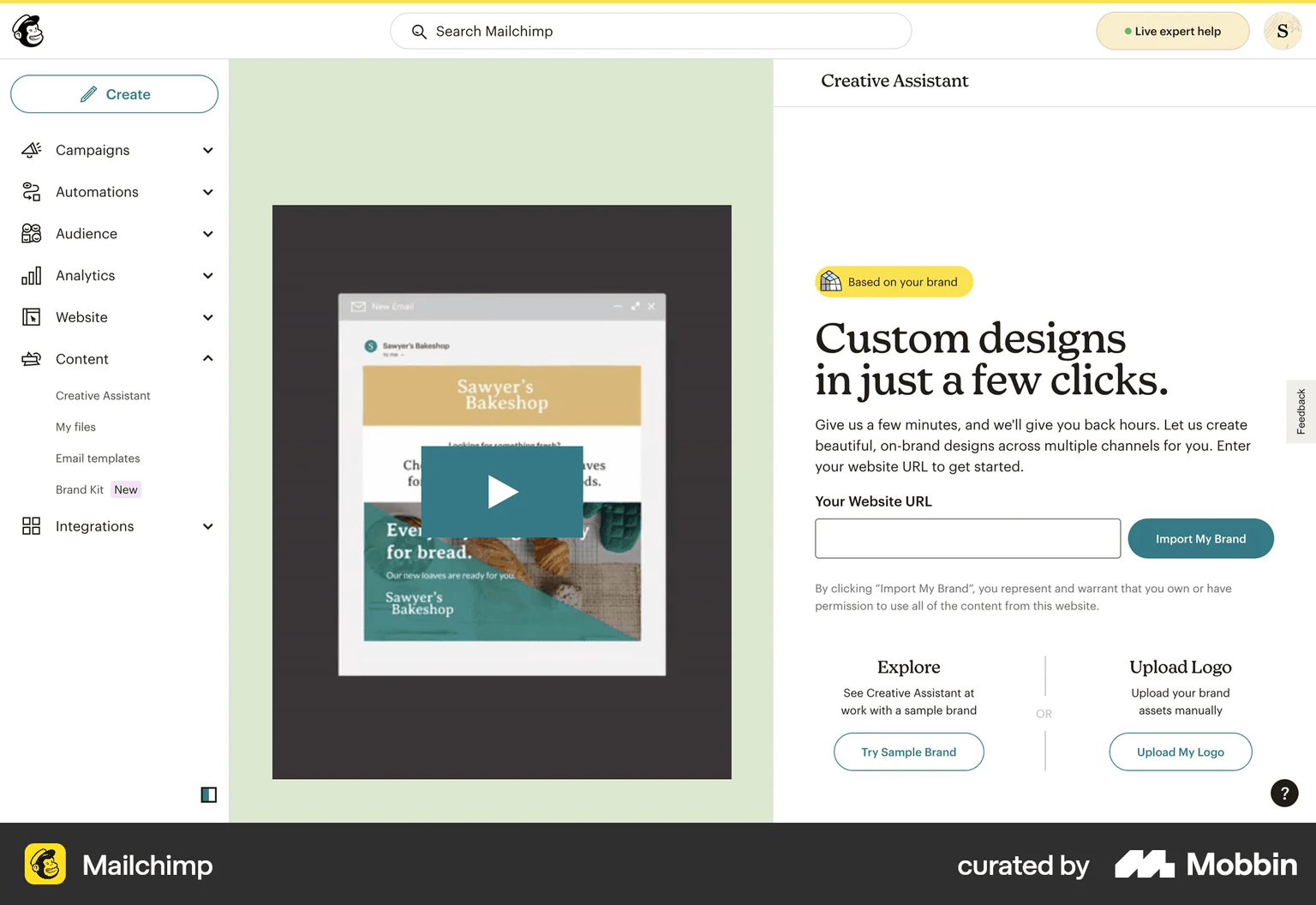 Mailchimp Creative Assistant